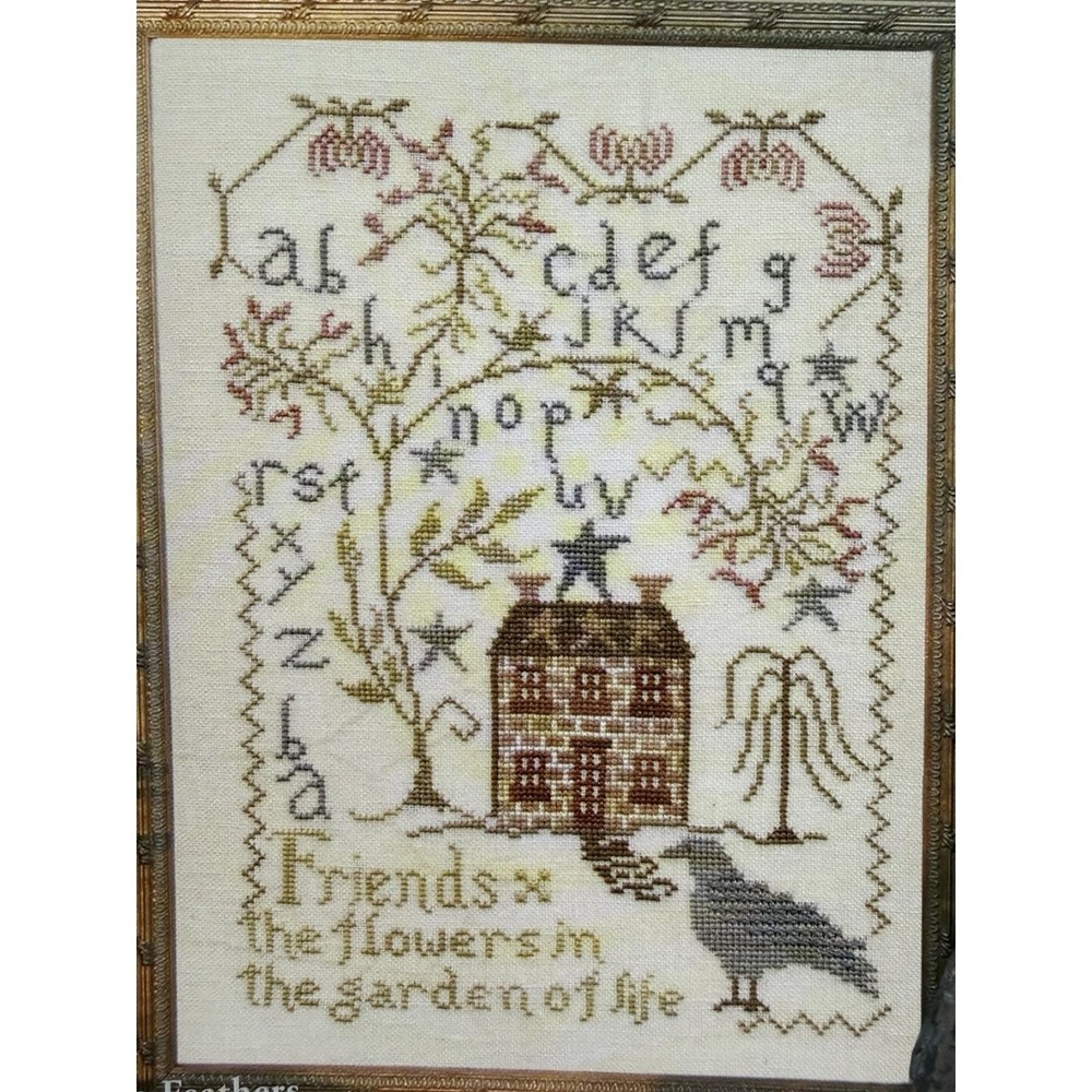 Blackbird Designs Cross Stitch Kit Garden of Life Loose Feathers #21